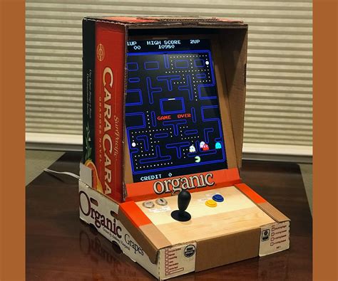Cardboard Bartop Arcade Cabinet 7 Steps With Pictures Instructables