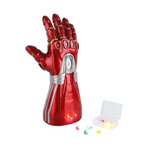 New Iron Man Infinity Gauntlet Iron Man Glove Led Light Up With