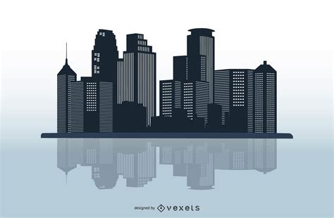 Vector City Skyline Art Vector Download