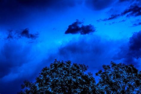 Blue Stormy Sky Photograph By Jason Brow