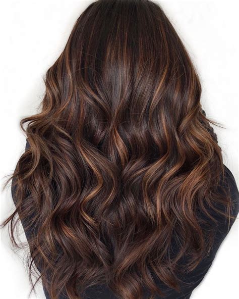 Looks With Caramel Highlights On Brown Hair For Cheveux Bruns Coiffures Pour Les