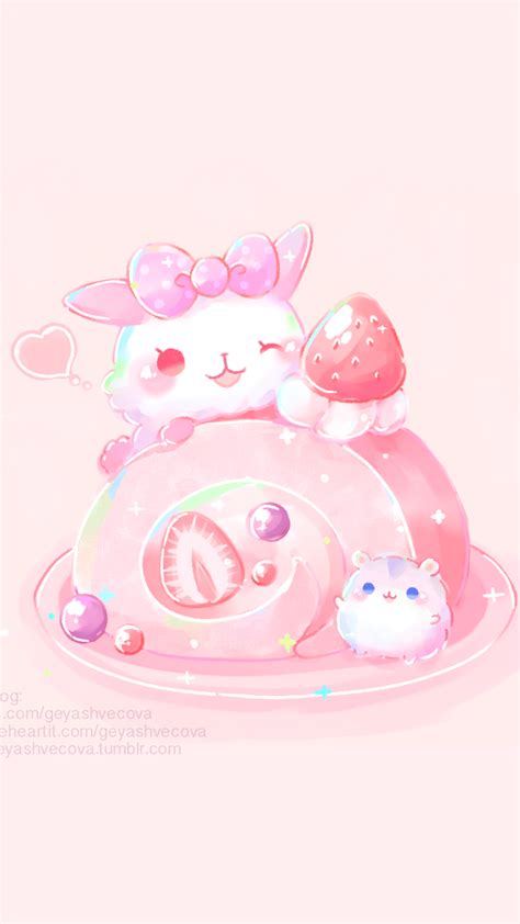 Cute Bunny Anime Wallpaper ~ Fatinah Samra