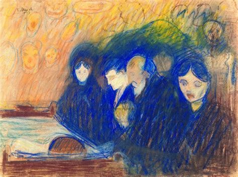 1893 By The Death Bed Edvard Munch Coup De Dés