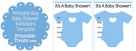 Free printable baby shower gift tags. Printable Baby Boy Shower Invitations Template — Printable ...
