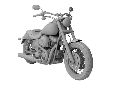 Harley Davidson 3d Model Free Download Free Rigged 3d Models