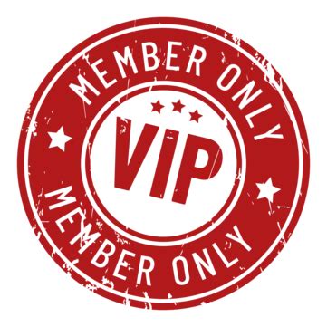 Vip Only Stamp In Red Color Vector Vip Only Vip Stamp PNG And Vector With Transparent