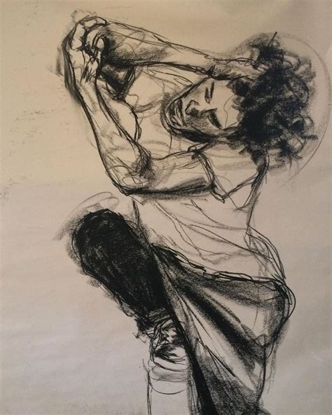 Untitled Large Gesture Drawing Drawing Art Charcoal