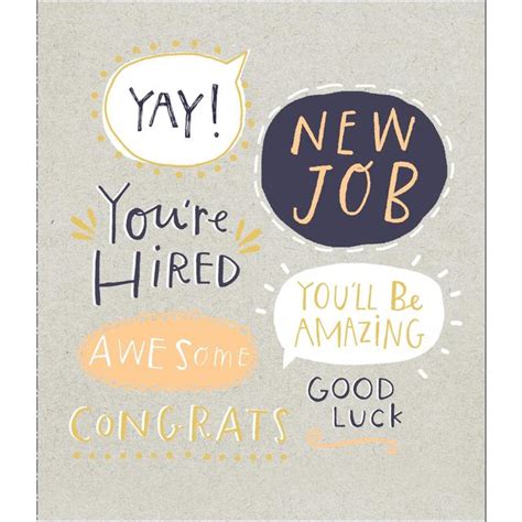 New Job Congratulations Card Ocado