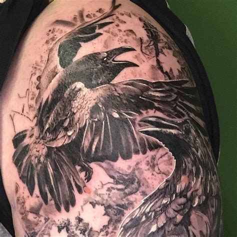 101 Amazing Crow Tattoo Designs You Need To See Crow Tattoo Crow