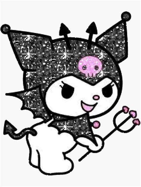 Learn how to draw cute dog pictures using these outlines or print just for coloring. 'aesthetic kuromi sticker' Sticker by stxri in 2020 ...