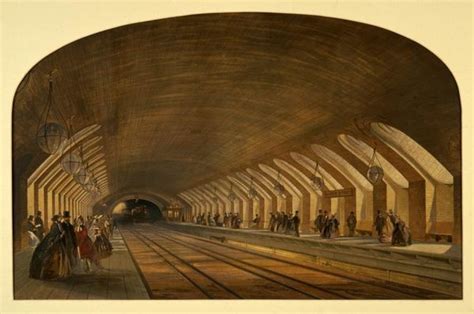 Print Baker Street Station On The Metropolitan Railway 1863 1869
