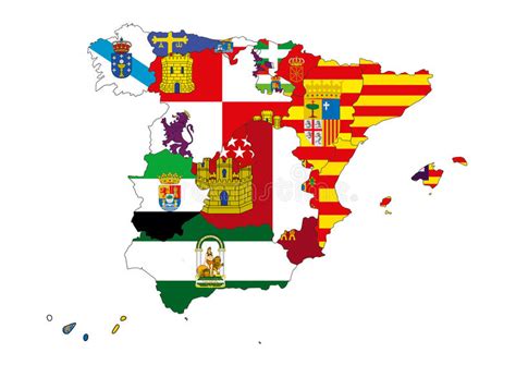 Mapa hoteli w obszarze hiszpanii: Mapa Hiszpania ilustracji. Ilustracja złożonej z murcia ...