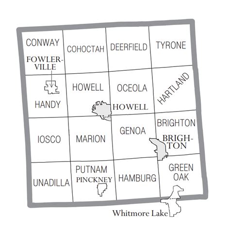 Image Livingston County Mi Census Map