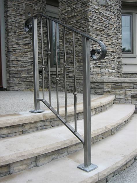 Exterior Steel Railing By Old Dutchmans Wrought Iron In Getzville New