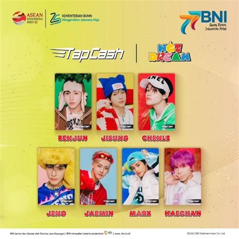 Jual BNI Tap Cash X NCT Dream Ready Stok Shopee Indonesia