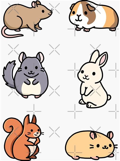 Transparent Stickers Glossier Stickers Art Projects Cute Animals