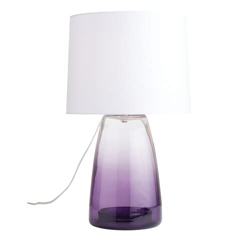 Purple Glass Table Lamp A Touch Of Purple Sophistication For Your Tables Warisan Lighting