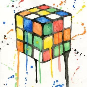 Deviantart is the world's largest online social community for artists and art enthusiasts, allowing this rubik's cube favor box is a great addition to any 80's party decor. Pin by liang yu on 魔方創作 in 2020 | Rubicks cube, Painting ...