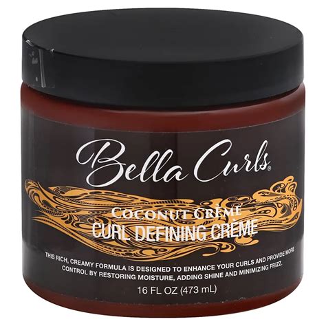 Bella Curls Coconut Creme Curls Defining Creme Shop Styling Products