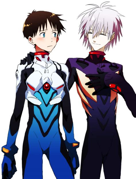 Ikari Shinji And Nagisa Kaworu Neon Genesis Evangelion And More Drawn By Hosaka Dx Danbooru