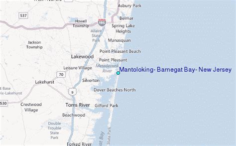 Mantoloking Barnegat Bay New Jersey Tide Station Location Guide