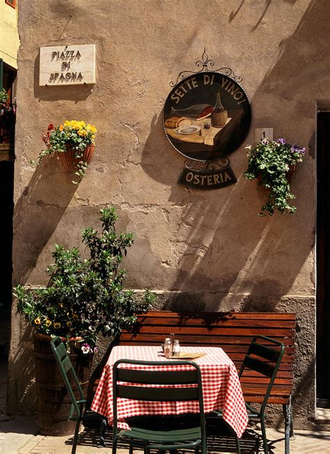 Tuscan Cafe Photograph By Michael Hudson Pixels