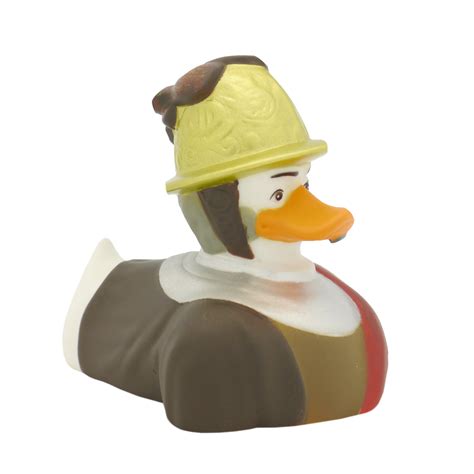 Duck With A Gold Helmet Artducks Rubber Ducks Lilalu