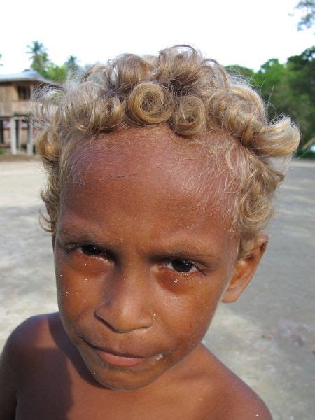 After age 3, hair color. Pin on Melanesians