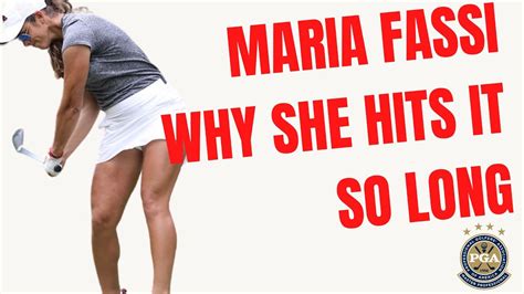 How To LONG DRIVE GOLF Like LPGA Maria Fassi YouTube