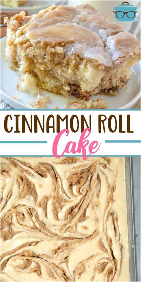 Homemade Cinnamon Roll Cake Tilly Compagnon