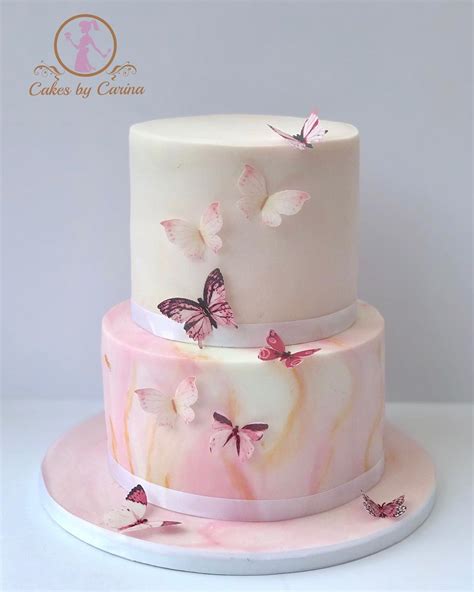 1st Birthday Butterfly Theme Cake Kenneth Benjamin