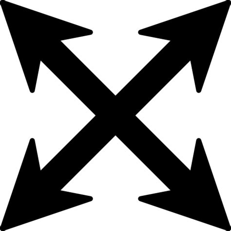 Cross Arrows Free Arrows Icons