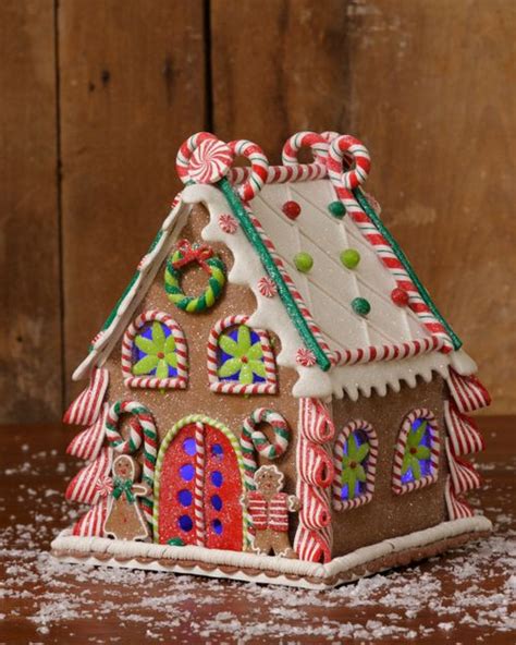 Christmas Gingerbread House Shelley B Christmas Candy Decoration