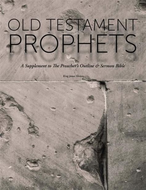 Old Testament Prophets A Supplement To The Preach Literatura