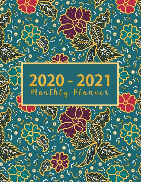 2020 2021 Monthly Planner Big 2 Year Monthly Planner 24 Month