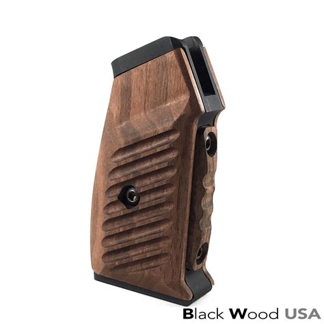 Premium Wood Ar 15 Grip Walnut Black Wood Usa Hunting Camp Hunting