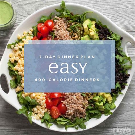 7 Day Meal Plan A Week Of Easy 400 Calorie Dinners 400 Calorie Dinner Slow Cooker Recipes