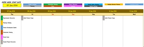 Event Calendar Maker Excel Template V3 Support