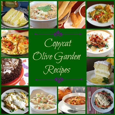 Desserts and beverages include tiramisu, chocolate mousse cake, lemon. Make Your Own Olive Garden Menu: 50 Olive Garden Copycat ...