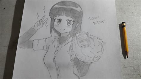 Mutsuko Sakura From Major 2nd Fanart Ranime