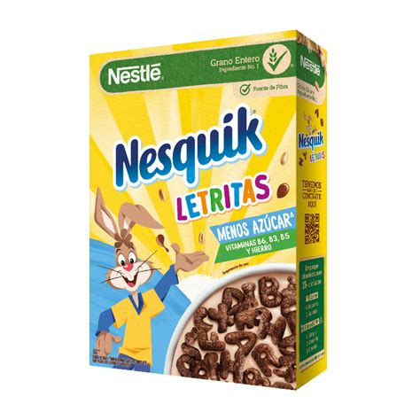 Nuevo Cereal Nesquik Letritas Cereales Nestlé