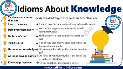 Idioms About Knowledge English Study Here
