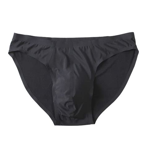 Buy Gopeak Mens Pure Color Seamless Panties Underwear Fashionable Sexy