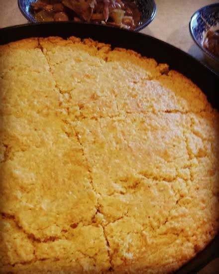 Bake the bread for 20 to 25 minutes, until the edges just begin to pull away from the pan and a cake tester or paring knife inserted in the center comes out. Made-from-Scratch Cornbread Recipe - Food - GRIT