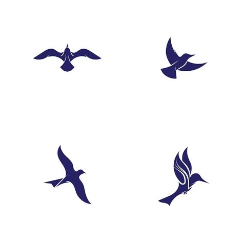 Premium Vector Bird Fly Logo Template Vector Illustration