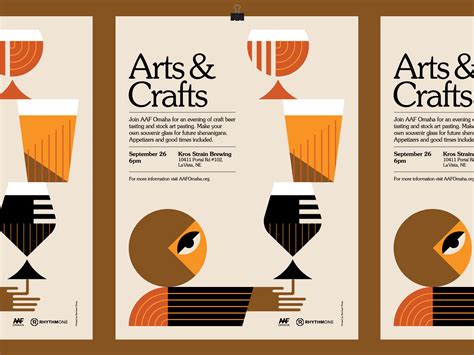 Aaf Omaha Arts And Crafts Event Poster Design By Sean Heisler On Dribbble