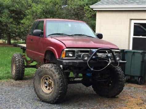 1994 Chevy S10 Straight Axle Crawler Flatbed Doubler Locked 37s
