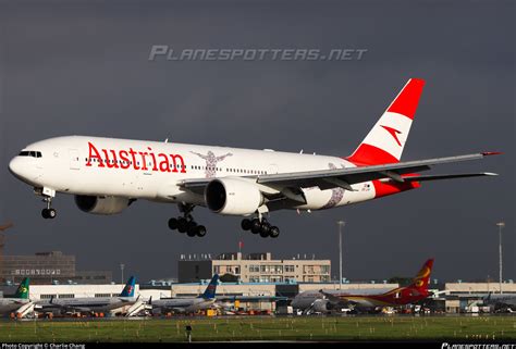 Oe Lpf Austrian Airlines Boeing 777 2q8er Photo By Charlie Chang Id
