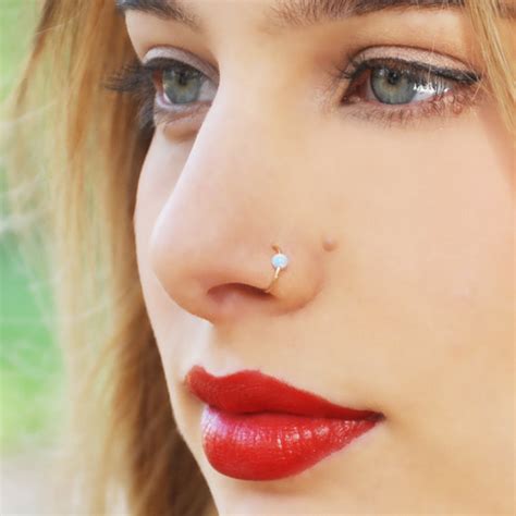 Fake Septum Piercing Nose Ring Hoop Nose For Women Faux Clip Rings