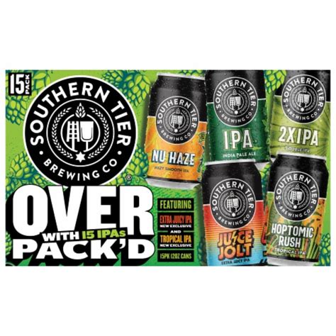 Southern Tier Brewing Company Overpackd Sampler Beer Variety Pack 15
